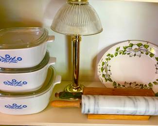 Pyrex Vintage Cornflower Blue Casserole With Lids! SET OF 3 $25
Antique rolling pens, $5 each