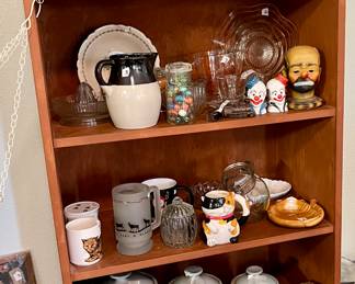 Tall solid wooden shelf for sale $25