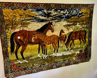 Large Vintage horse Tappery, $20