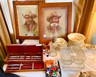 Western pictures $15 each nicely framed