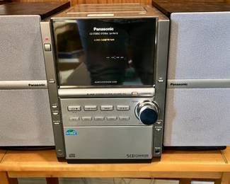 Panasonic stereo CD player radio and cassette player