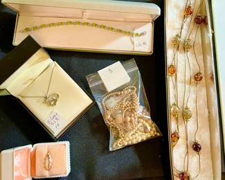 Few pieces of sterling silver 925 necklace and I do have earrings