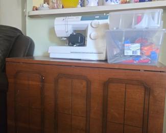Mid-Century Sewing Cabinet
