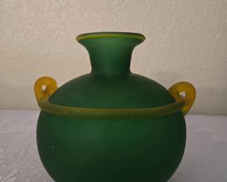 Frosted Vase 