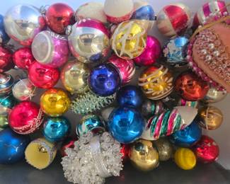 Vintage Christmas Ornaments 
Shiny Brites 
