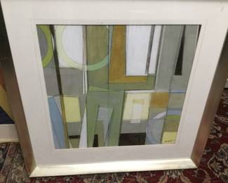 Norman Wyatt Jr. - pair of Geometric design art pieces (Visionary)