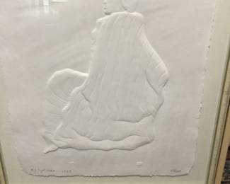 R.C. Gorman “Yoko” signed and numbered, original paper casting