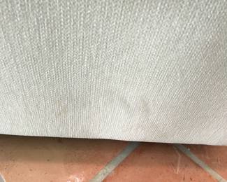 some upholstery scuff on couch