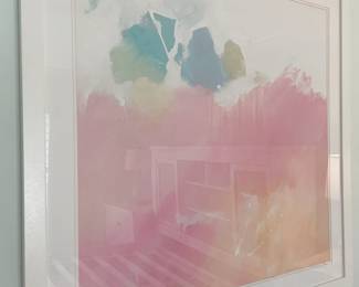 $75 M. Schick abstract art print 37.5” x 37.5”