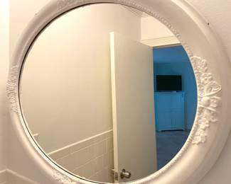 $35 Oval mirror in Shabby Chic style