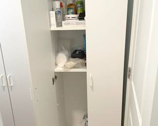 $50 each 2-door Laundry cabinets, 24”W x 16”D x 70”H