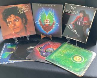 Michael Jackson Journey Alice Copper Stepwolf And Ian McLagan Records
