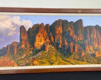 Superstition Sunset Print By Edward Douglas Dolde