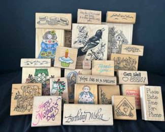 Rubber Stamp Collection For Craft And Card Making