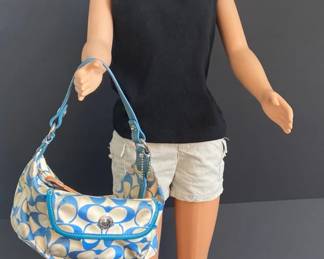 1992 Vintage Life Size Barbie With Coach Purse