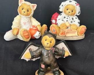 Halloween Cherished Teddies Set Of Three