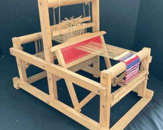 Vintage Wooden Tabletop Collapsable Loom