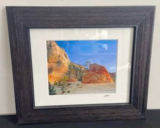 Zion National Park Print by Edward Douglas Dolde