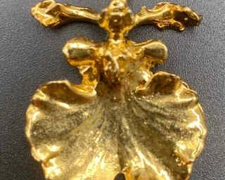 22 Karat Gold Dipped Brooch