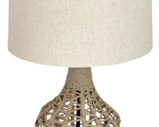 Rope Base Side Table Lamp