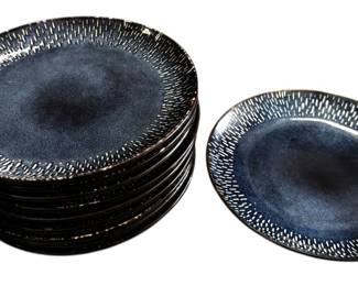 10 Meritage Glazed Pottery Salad Plates