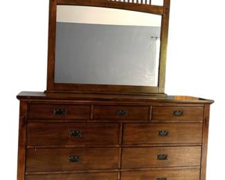 9 Drawer Dresser wMirror