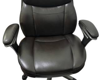 Brown Leather Serta Office Chair