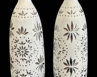 Pair of Found Fable Vases