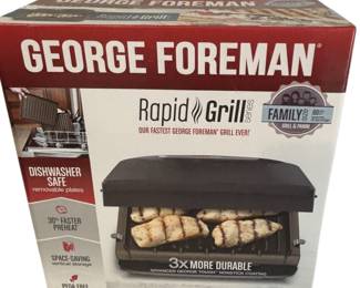 NEW George Foreman Rapid Grill
