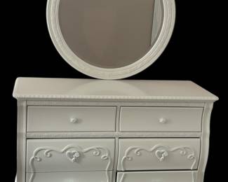 Disney Princess White Dresser wMirror