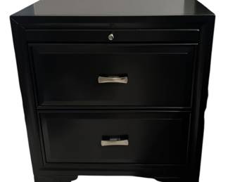 Black LY Furniture Nightstand