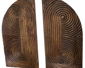 World Market Carved Wood Arch Wall Decor