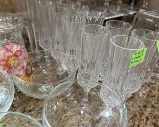 we have a total of 16 of these champagne flutes