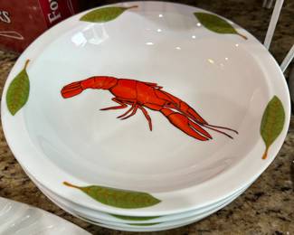 set of 4 Cordon Bleu Majilly gumbo bowls