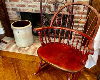 A quite handsome Nicholas & Stone rocking chair