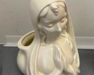 Large religious planter , Catalina pottery