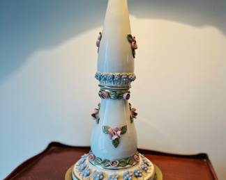 Pair of Capodimonte lamps