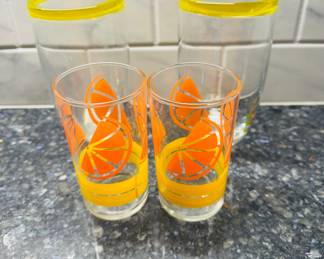 Vintage juice glasses