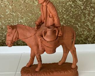 Signed PAOLO GRASSO Italy Terracotta Hand Sculpted