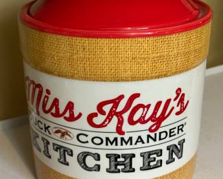 Miss Kay's Buck Commander Kitchen Ceramic Container