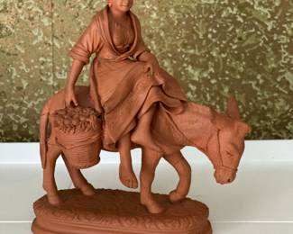 Signed PAOLO GRASSO Italy Terracotta Hand Sculpted