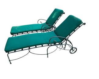 Cast Iron Chaise Lounge Chairs
