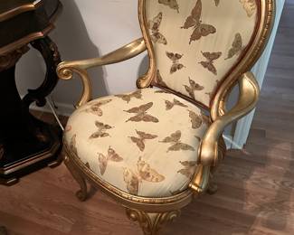 Gold Butterfly Armchair
