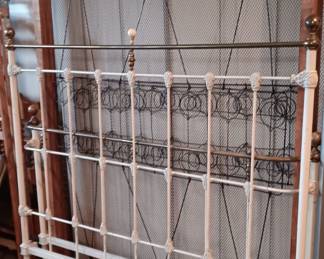 Antique metal bed