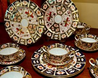 Amazing antique royal crown derby dinner and soup service