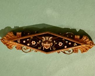 Antique Grand Tour assemblage brooch in 12k circa 1900
$2000