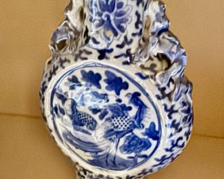 19th C fine Moon Flask Vase