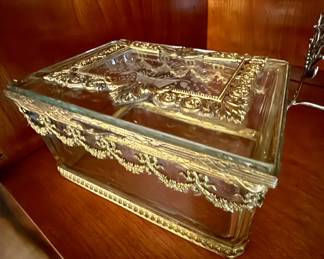 French Cut Crystal and gilt bronze Napoleon III Empire