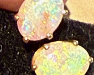 Opal studs