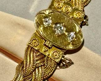 Antique diamond bracelet